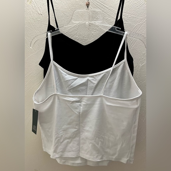 Black and white knit camis from Wild Fable in size 1X. - Picture 2 of 5